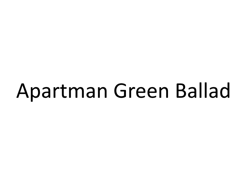 Apartman Green Ballad logo